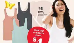 Giant Tiger Ribbed tank top offer