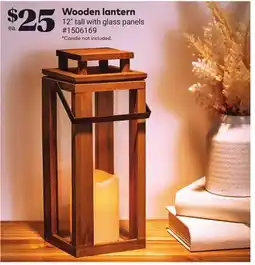 Giant Tiger Wooden lantern offer