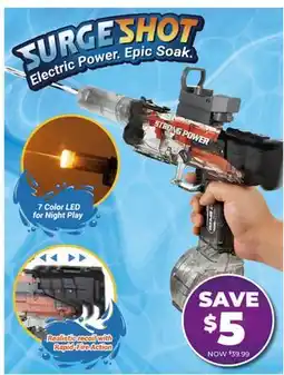 Showcase SurgeShot: Rechargeable Automatic Water Blaster Gun offer