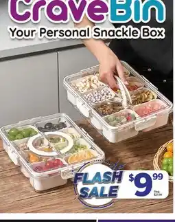 Showcase CraveBin Your Personal Snackle Box offer