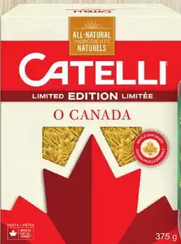 Giant Tiger Catelli Pasta O Canada, Limited Edition, 375 g offer