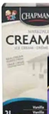 Giant Tiger Chapman's Creamery ice cream or Collection frozen desserts offer
