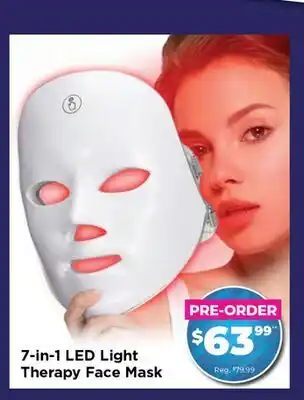 Showcase PRE-ORDER: 7-in-1 LED Light Therapy Wireless Face Mask offer
