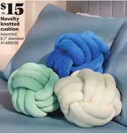 Giant Tiger Novelty knotted cushion offer
