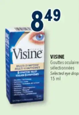 Familiprix VISINE Selected eye drops offer
