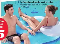 Giant Tiger Inflatable double swim tube offer