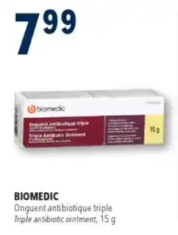 Familiprix BIOMEDIC Onguent antibiotique triple Triple antibiotic ointment, 15 g offer