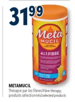 Familiprix METAMUCIL, Fibre therapy, selected products offer