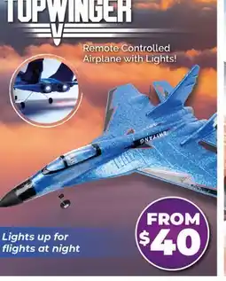 Showcase Topwinger: 2.4G Remote Control Fighter Jet offer