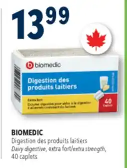 Familiprix BIOMEDIC Dairy digestive, extra strength, 40 caplets offer