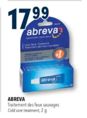 Familiprix ABREVA Cold sore treatment, 2 g offer