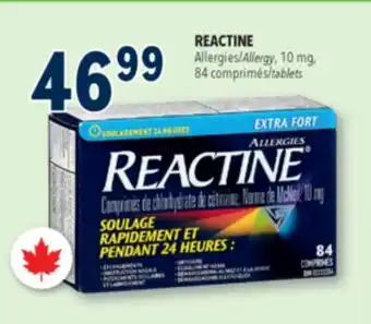 Familiprix REACTINE, Allergy, 10 mg, 84 tablets offer