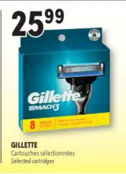 Familiprix GILLETTE Selected cartridges offer