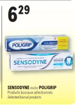 Familiprix SENSODYNE or POLIGRIP Selected buccal products offer