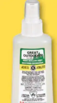 Familiprix GREAT OUTDOORS Selected insect repellents offer