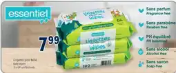 Familiprix ESSENTIEL Baby wipes, 3 x 64 units offer