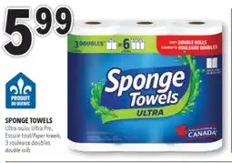 Familiprix SPONGE TOWELS Ultra or Ultra Pro, Paper towels double rolls offer