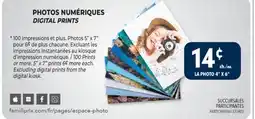 Familiprix DIGITAL PRINTS offer