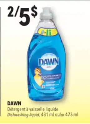 Familiprix DAWN Dishwashing liquid, 431 ml or 473 ml offer