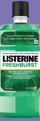 Familiprix Listerine FreshBurst Selected buccal products offer