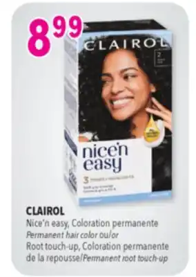 Familiprix CLAIROL, Nice'n easy, Permanent hair color or Root touch-up, Permanent root touch-up offer
