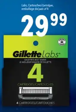 Familiprix Gillette Cartridges, pack of 4 offer