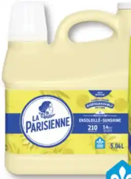 Familiprix La Parisienne Biodégradable fabric softener Sunshine 210 loads 5.04L offer