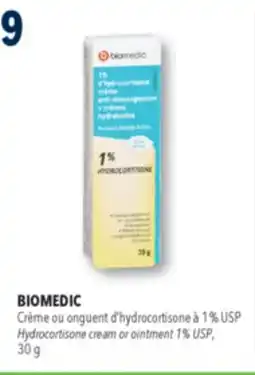 Familiprix BIOMEDIC, Hydrocortisone cream or ointment 1% USP, 30 g offer