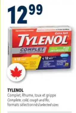 Familiprix TYLENOL, Complete, cold, cough and flu, selected sizes offer