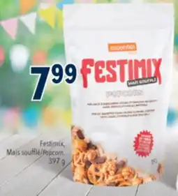 Familiprix ESSENTIEL SNACK, Festimix, Popcorn, 397 g offer