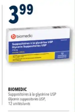 Familiprix BIOMEDIC, Glycerin suppositories USP, 12 units offer
