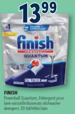 Familiprix FINISH, Powerball Quantum, Automatic dishwasher detergent, 30 tabs offer