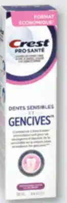 Familiprix Crest Pro-Health sensitive & enamel shield toothpaste 130ml offer