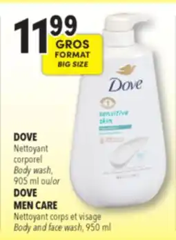 Familiprix DOVE Body wash, 905 ml offer