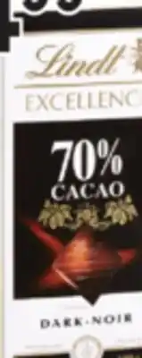 Familiprix LINDT, Chocolate, 100 g offer