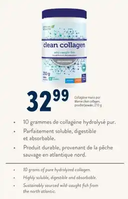 Familiprix Marine clean collagen powder 210 g offer