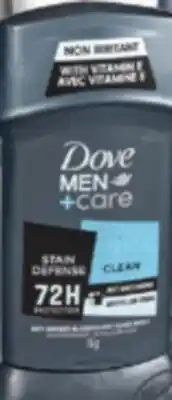 Familiprix DOVE MEN CARE Selected antiperspirants or deodorants offer