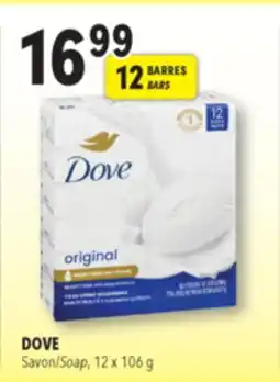 Familiprix DOVE, Savon, 12 x 106 g offer