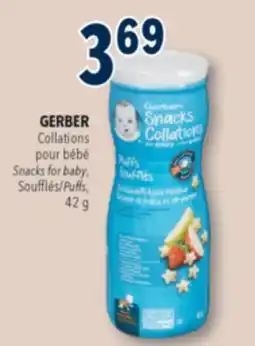 Familiprix GERBER, Snacks for baby, 42 g offer