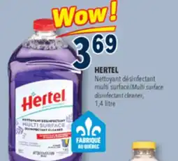 Familiprix HERTEL, Multi surface disinfectant cleaner, 1,4 litre offer