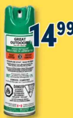 Familiprix GREAT OUTDOORS Selected insect repellents offer