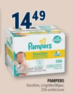 Familiprix PAMPERS Sensitive, Lingettes/Wipes, 336 units offer
