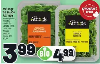 Metro MÉLANGE DE SALADE ATTITUDE | ATTITUDE SALAD MIX offer