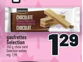 Metro GAUFRETTES SELECTION | SELECTION WAFERS offer