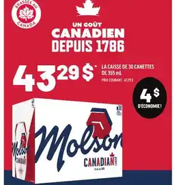Metro LA CAISSE DE 30 CANETTES DE 355 ML offer