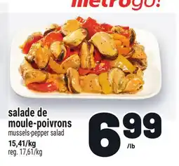 Metro SALADE DE MOULE-POIVRONS | MUSSELS-PEPPER SALAD offer
