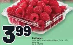 Metro FRAMBOISES | RASPBERRIES offer