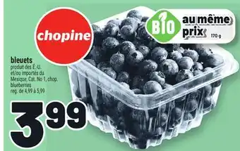 Metro BLEUETS | BLUEBERRIES offer