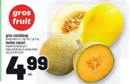 Metro GROS CANTALOUP offer