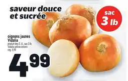 Metro SAVEUR DOUCE ET SUCRÉE VIDALIA | VIDALIA YELLOW ONIONS offer